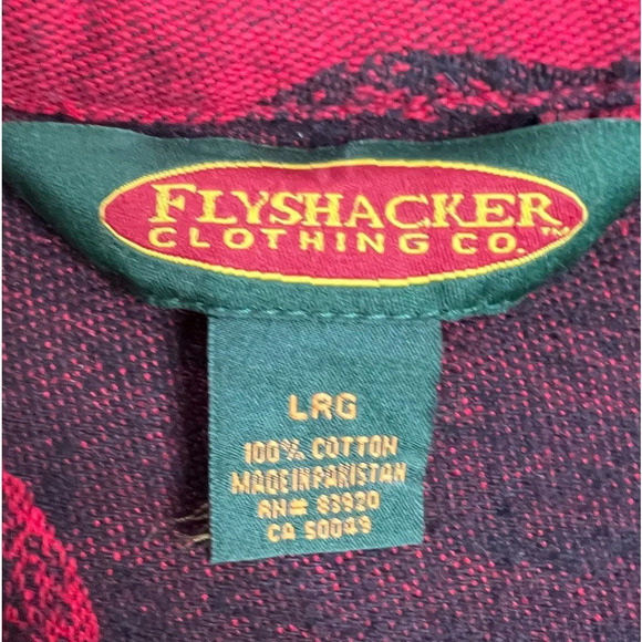 Flyshacker Vintage Men’s Clothing Company Red Black Bear Tie Robe. Size Large. - Picture 2 of 13